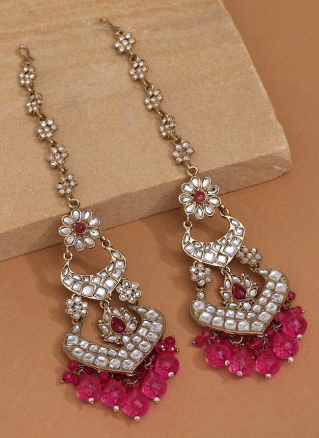     Rani Party Wear Crystal Earrings KDE918RNI